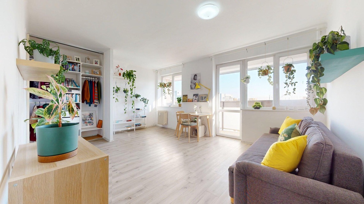 1-izbový byt s lodžiou na Nobelovej ulici – najvyššie poschodie